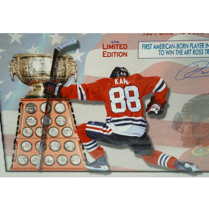 Patrick Kane Chicago Blackhawks Autographed Framed 16x20 Photo Frameworth COA