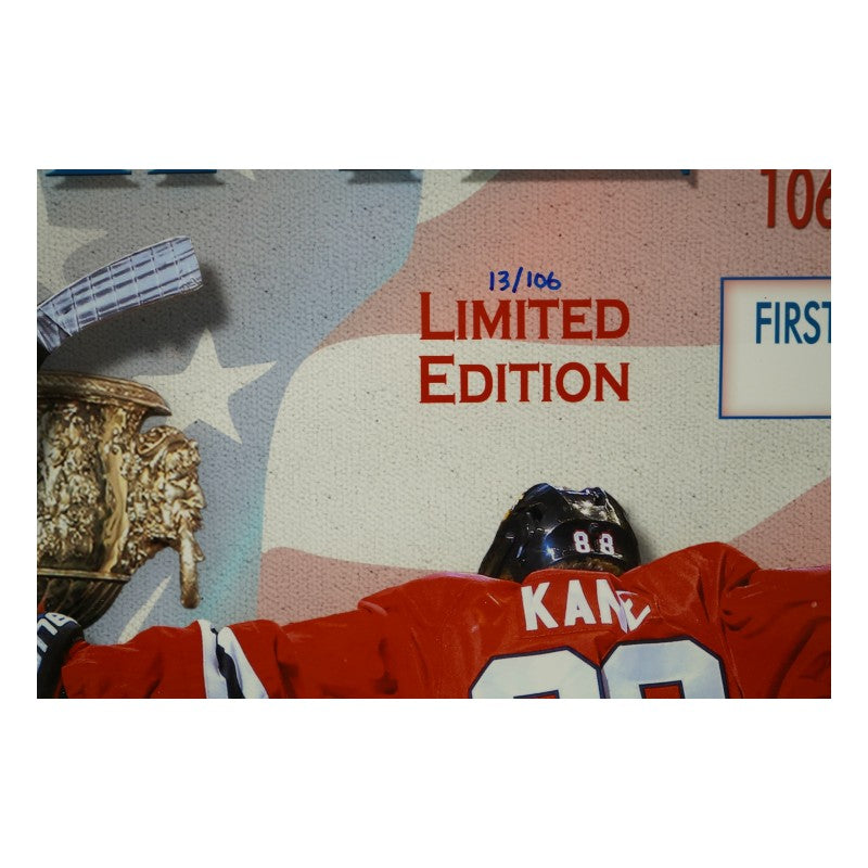 Patrick Kane Chicago Blackhawks Autographed Framed 16x20 Photo Frameworth COA