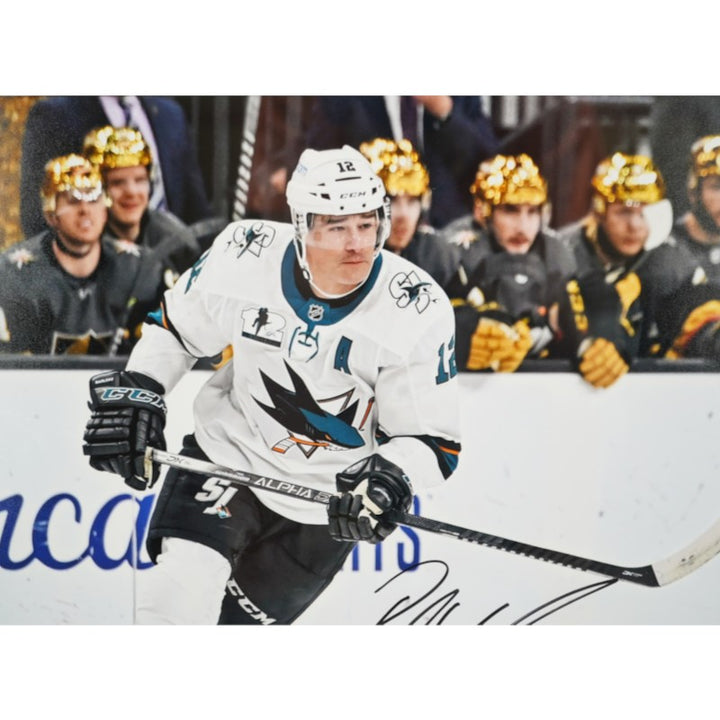 Patrick Marleau San Jose Sharks Autographed Inscribed Framed 16x20 Photo Mint Collage LE 12/12 Fanatics Auth