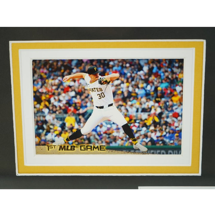 Paul Skenes Pittsburgh Pirates Autographed Framed 8x10 Photo Mint Collage LE 17/30 MLB Auth