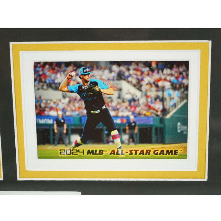 Paul Skenes Pittsburgh Pirates Autographed Framed 8x10 Photo Mint Collage LE 17/30 MLB Auth