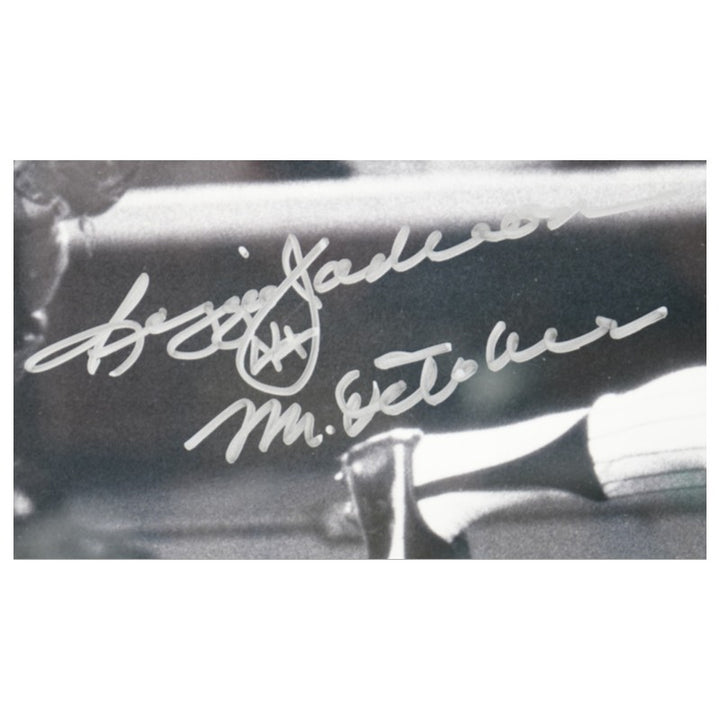Reggie Jackson New York Yankees Autographed Inscribed Framed 16x20 Photo Mint Collage LE 1/44 Fanatics Auth