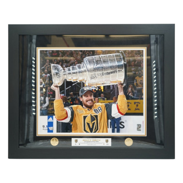 Reilly Smith Las Vegas Golden Knights Autographed Inscribed Framed 16x20 Photo Mint Collage Fanatics Auth