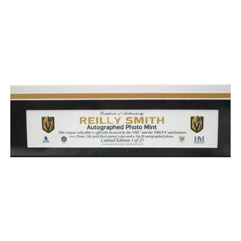 Reilly Smith Las Vegas Golden Knights Autographed Inscribed Framed 16x20 Photo Mint Collage Fanatics Auth