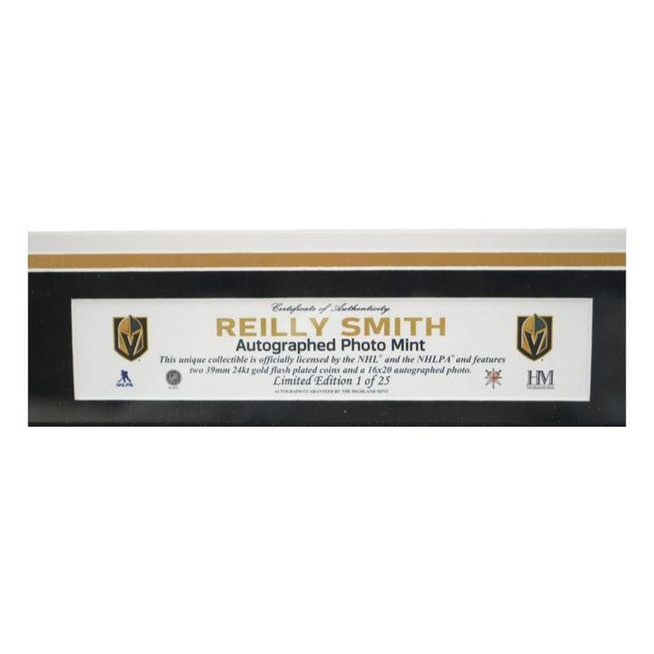 Reilly Smith Las Vegas Golden Knights Autographed Inscribed Framed 16x20 Photo Mint Collage Fanatics Auth