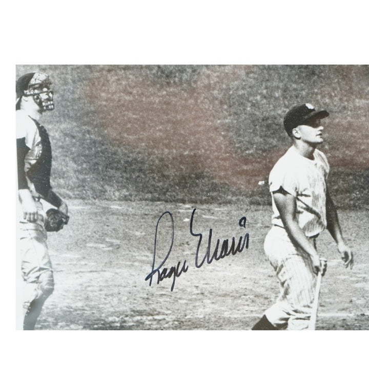 Roger Maris New York Yankees Autographed Framed 61st Home Run 8x10 Photo JSA LOA