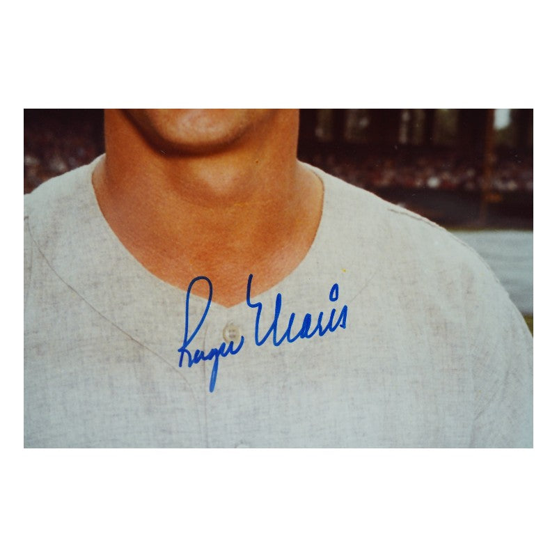 Roger Maris New York Yankees Autographed Framed 8x10 Photo Ford Estate LOA/JSA LOA