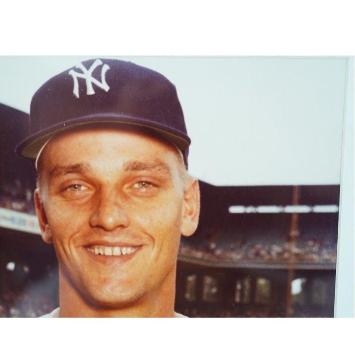 Roger Maris New York Yankees Autographed Framed 8x10 Photo Ford Estate LOA/JSA LOA