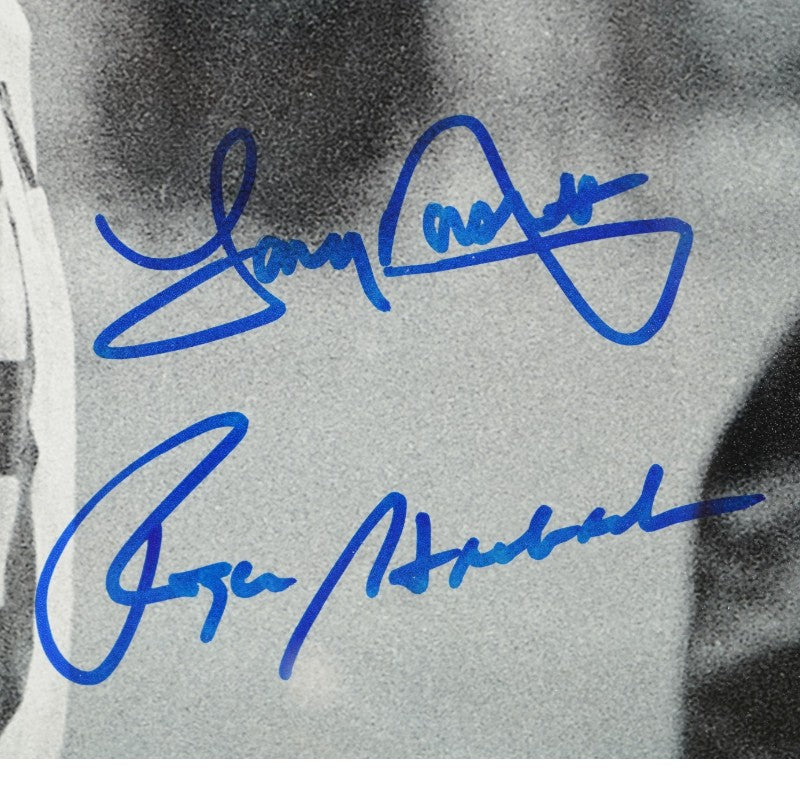 Staubach Dorsett Dallas Cowboys Autographed Framed 16x20 Photo Beckett COA