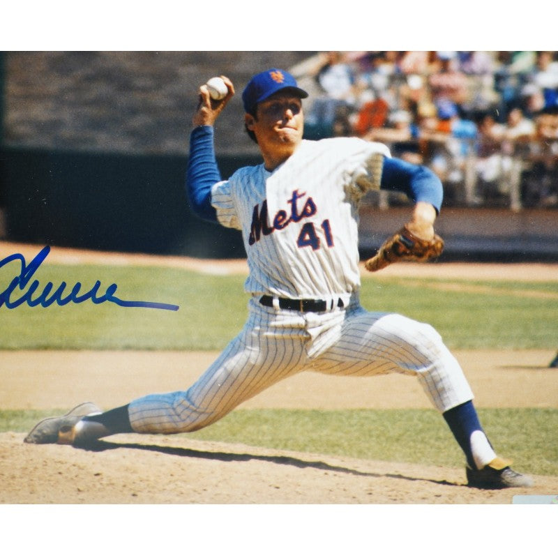 Tom Seaver New York Mets Autographed Framed 8x10 Photo Mint Collage LE 1/41 MLB Auth