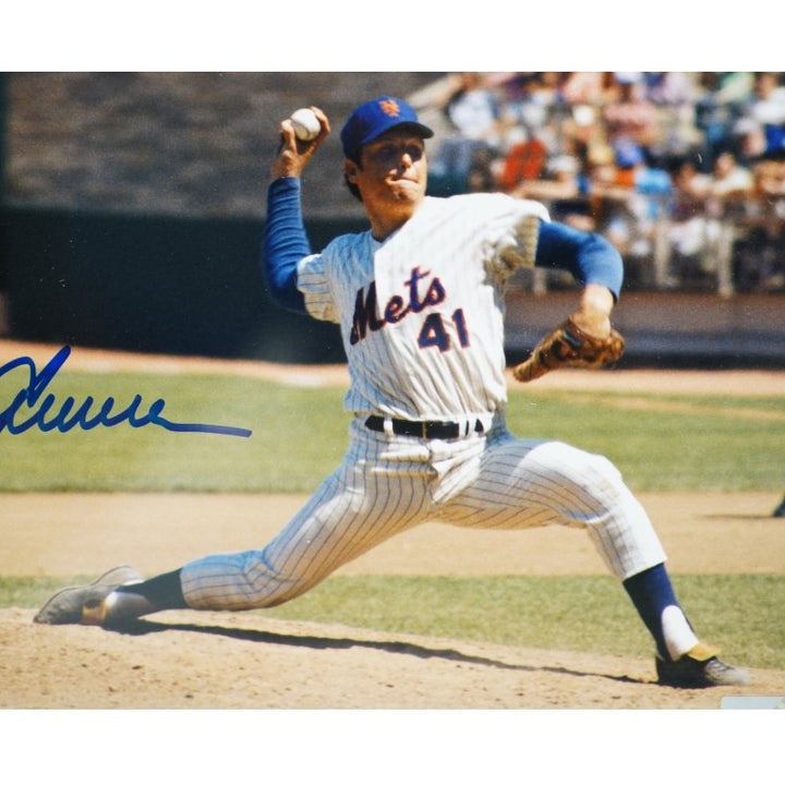 Tom Seaver New York Mets Autographed Framed 8x10 Photo Mint Collage LE 1/41 MLB Auth