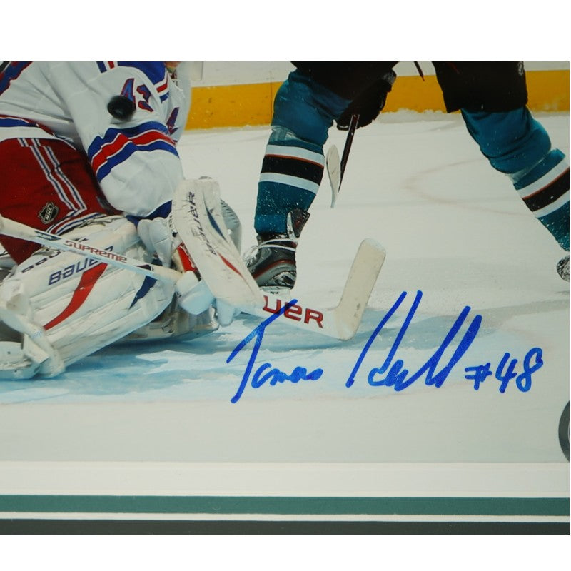Tomas Hertl San Jose Sharks Autographed Framed 8x10 Photo Mint Collage LE 1/99 HM Auth