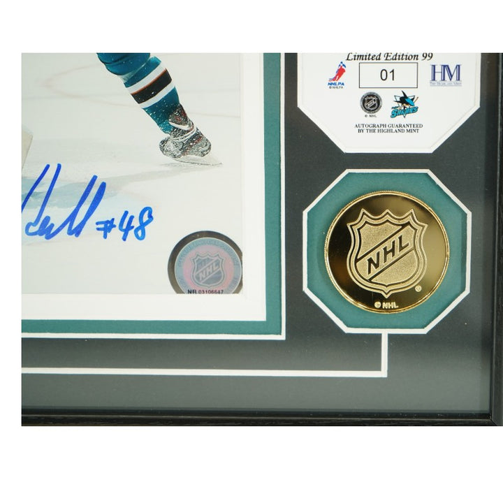 Tomas Hertl San Jose Sharks Autographed Framed 8x10 Photo Mint Collage LE 1/99 HM Auth