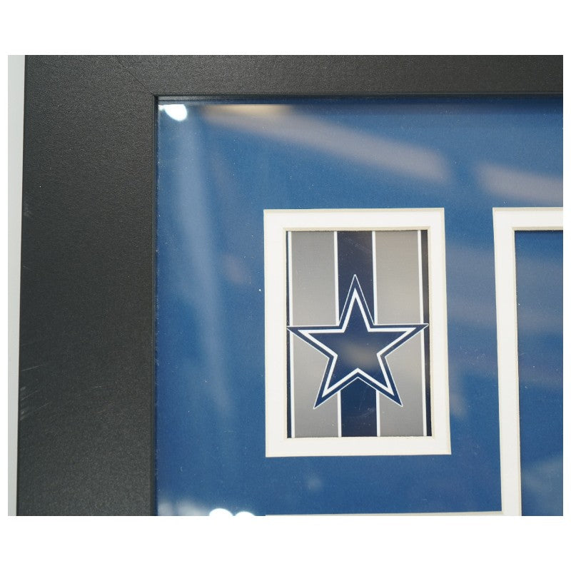 Troy Aikman Dallas Cowboys Autographed Framed Jersey JSA COA