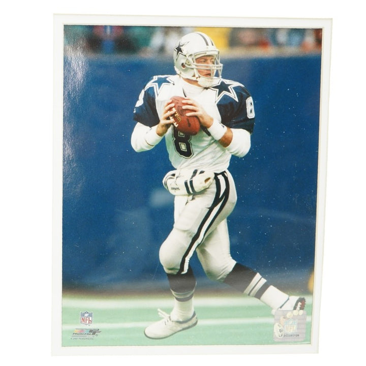 Troy Aikman Dallas Cowboys Autographed Framed Jersey JSA COA