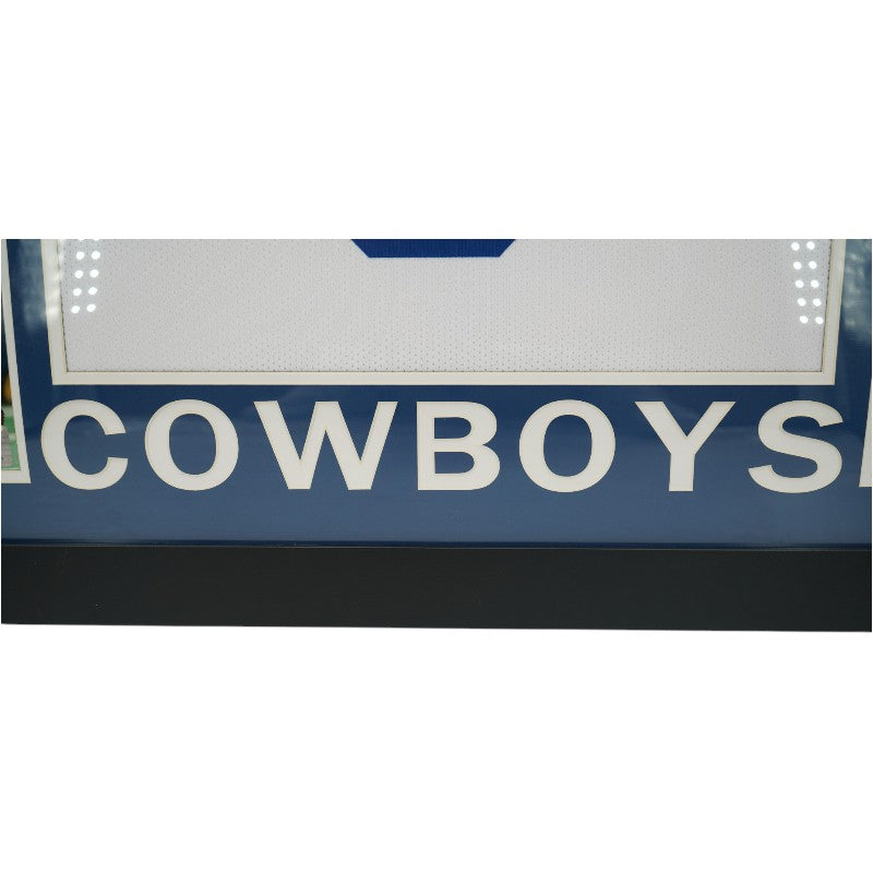 Troy Aikman Dallas Cowboys Autographed Framed Jersey JSA COA