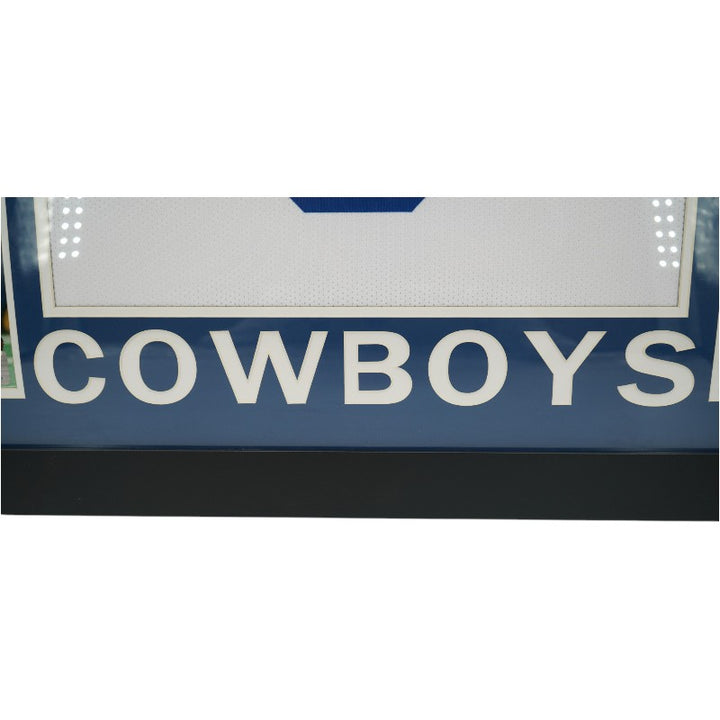 Troy Aikman Dallas Cowboys Autographed Framed Jersey JSA COA