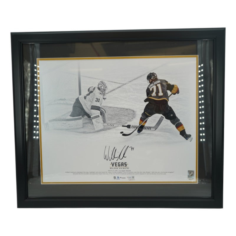 William Karlsson Las Vegas Golden Knights Autographed Framed 16x20 Photo Fanatics Auth