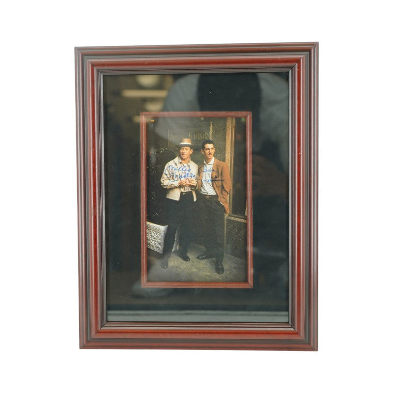 Mickey Mantle Billy Martin New York Yankees Autographed Framed 5x8 Photo JSA LOA