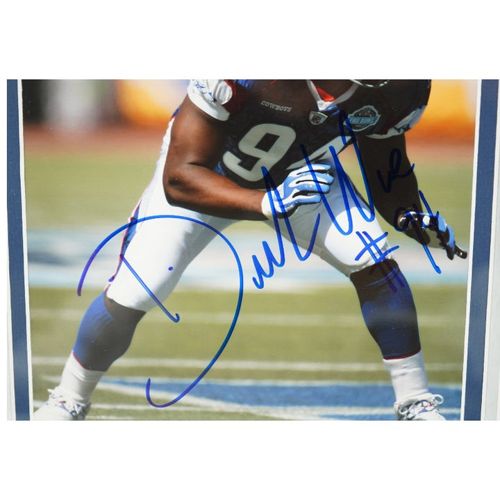 DeMarcus Ware Dallas Cowboys Autographed Framed 8x10 Photo Mint Collage HM Auth