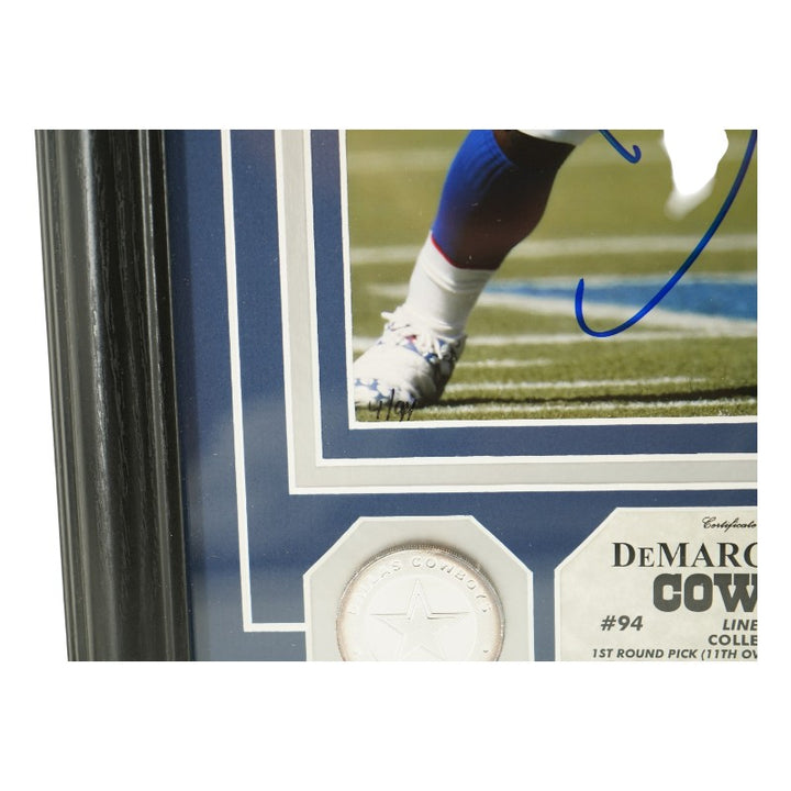 DeMarcus Ware Dallas Cowboys Autographed Framed 8x10 Photo Mint Collage HM Auth