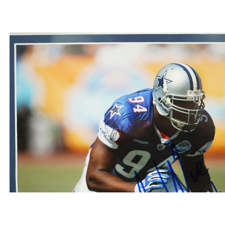 DeMarcus Ware Dallas Cowboys Autographed Framed 8x10 Photo Mint Collage HM Auth