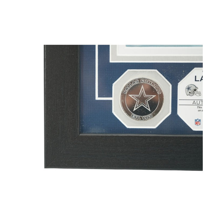Lance Alworth Dallas Cowboys Autographed Framed 8x10 Photo Mint Collage LE 1/19 (SM Auth)