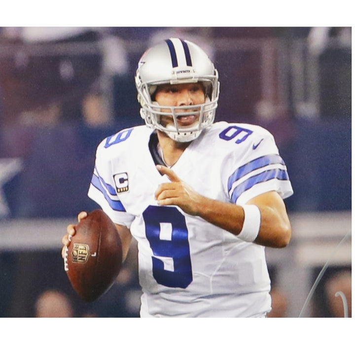 Tony Romo Dallas Cowboys Autographed Framed 16x20 Photo Mint Collage Fanatics Auth