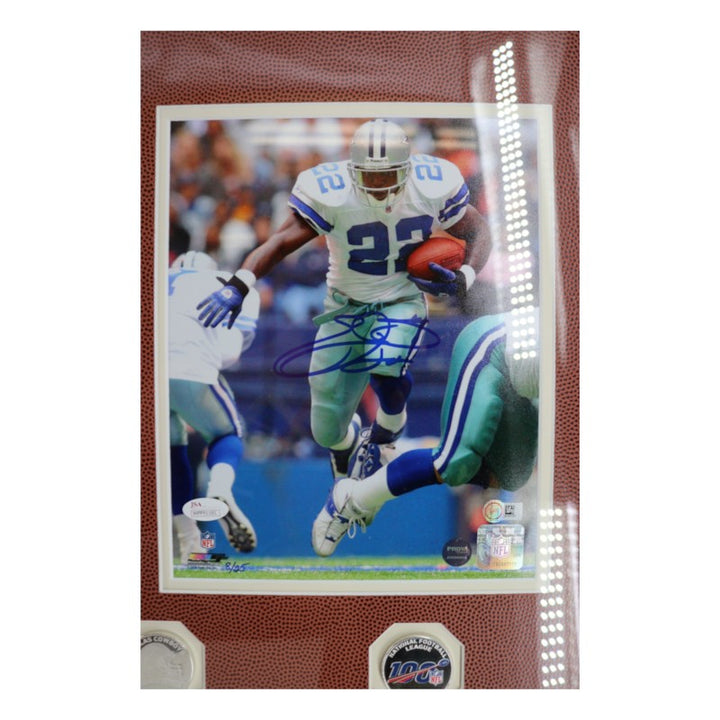 Aikman Smith Cowboys Greats Multi Signed Framed 8x10 Photo Mint Collage Fanatics/JSA/SM Holos LE 8/25
