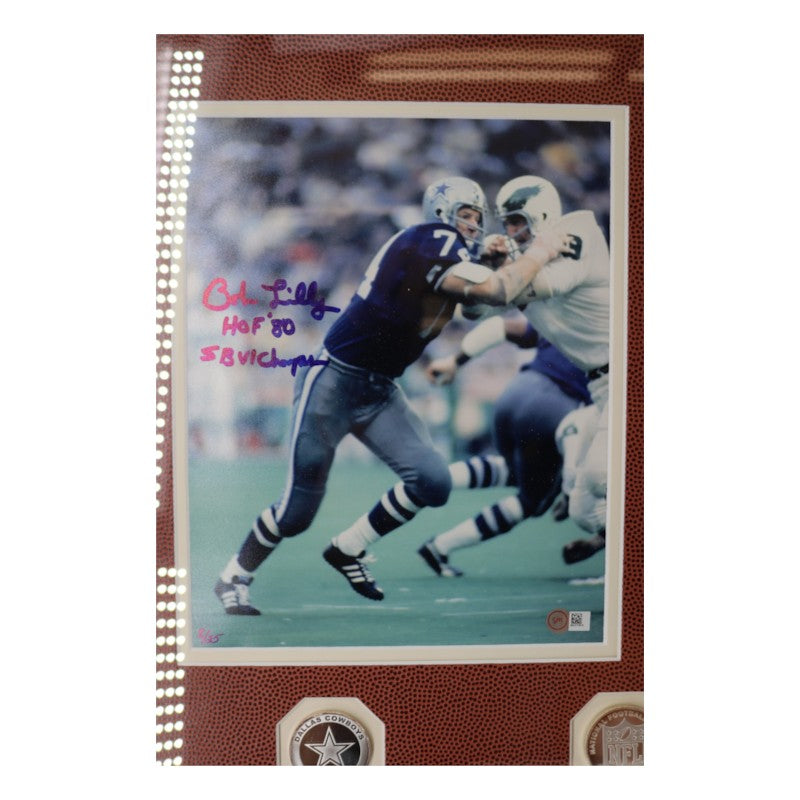 Aikman Smith Cowboys Greats Multi Signed Framed 8x10 Photo Mint Collage Fanatics/JSA/SM Holos LE 8/25