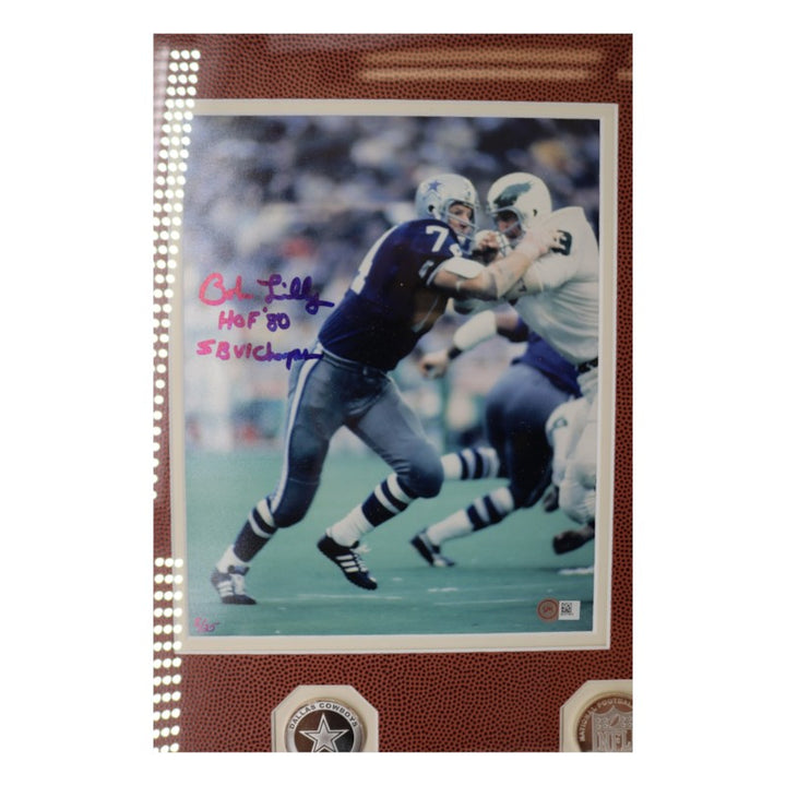 Aikman Smith Cowboys Greats Multi Signed Framed 8x10 Photo Mint Collage Fanatics/JSA/SM Holos LE 8/25