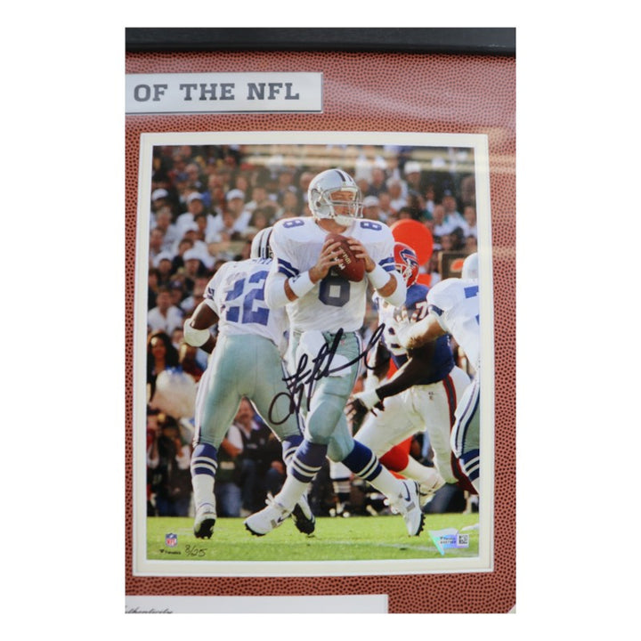 Aikman Smith Cowboys Greats Multi Signed Framed 8x10 Photo Mint Collage Fanatics/JSA/SM Holos LE 8/25