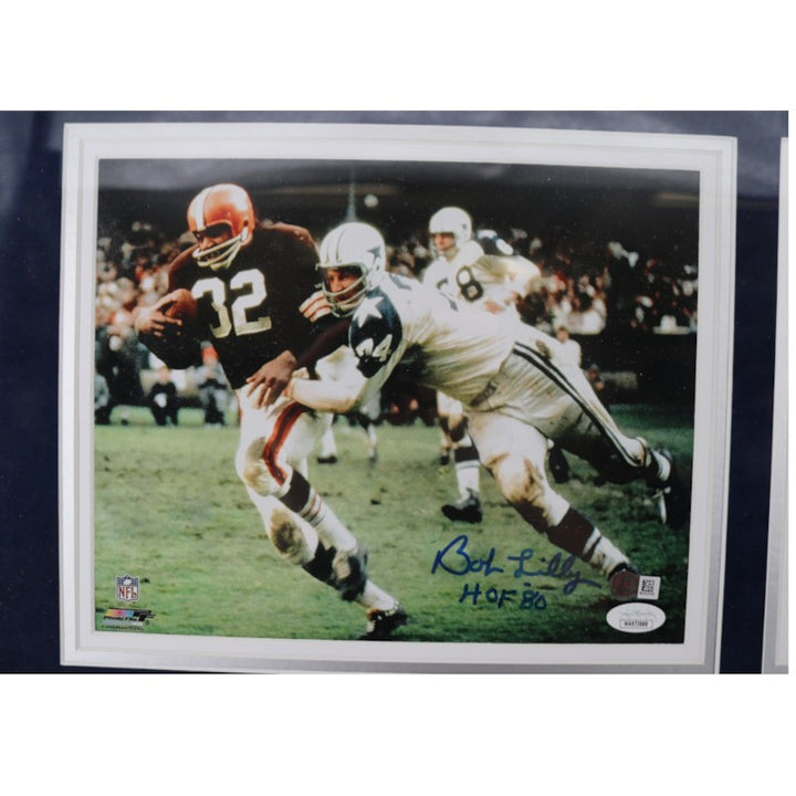 Aikman Smith Cowboys Signed Inscribed Framed 8x10 Photo Mint Collage Fanatics/JSA/Aikman/Beckett Holos LE 22/22