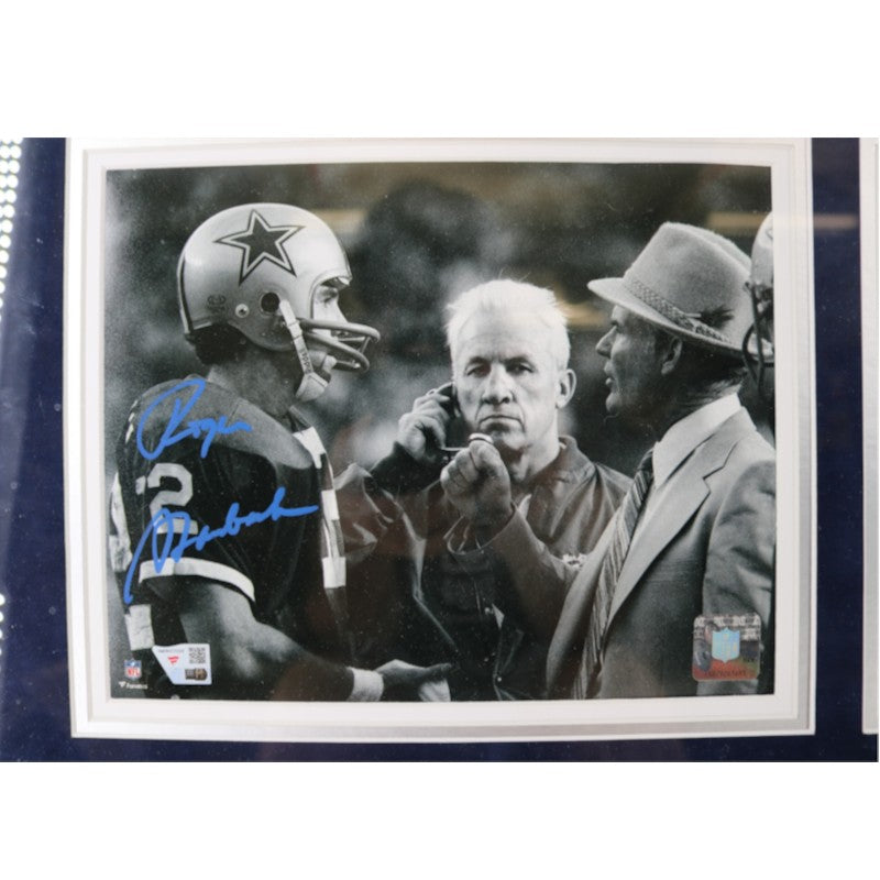 Aikman Smith Cowboys Signed Inscribed Framed 8x10 Photo Mint Collage Fanatics/SM/Aikman/Beckett Holos LE 12/22