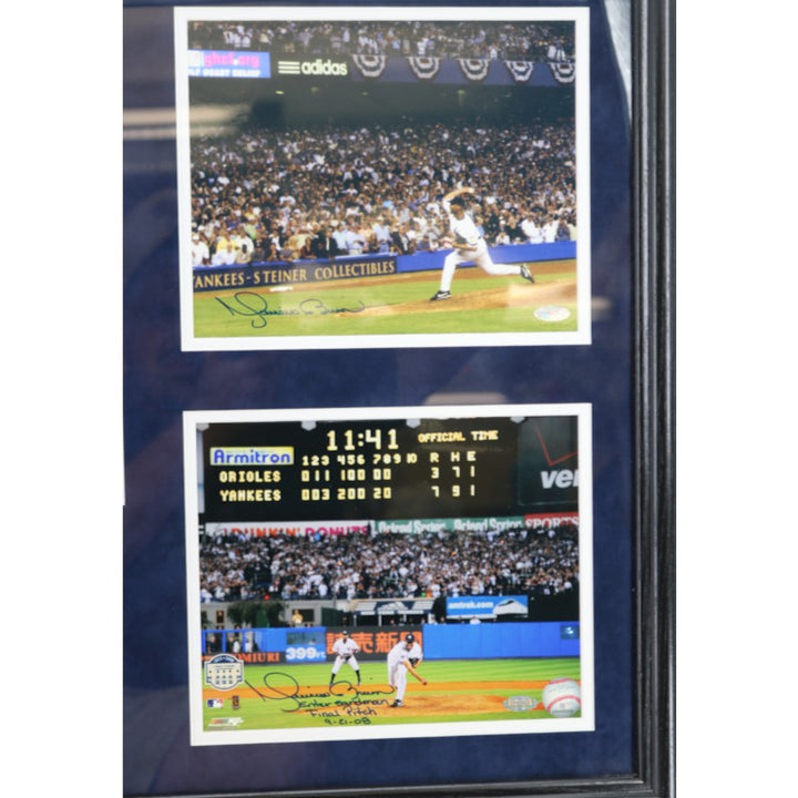Mariano Rivera Yankees Multi Signed Inscribed Framed Quad 8x10 Photo Collage Steiner Holo
