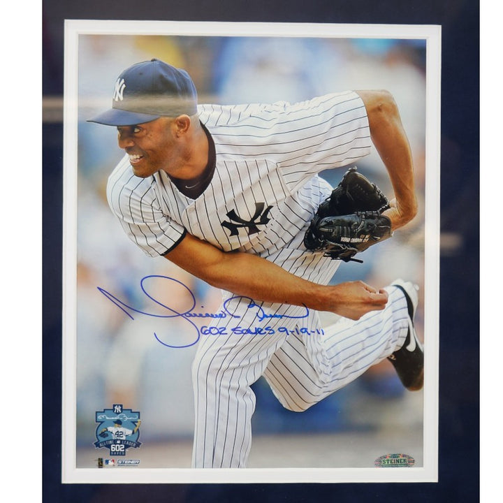 Mariano Rivera Yankees Multi Signed Inscribed Framed Quad 8x10 Photo Collage Steiner Holo