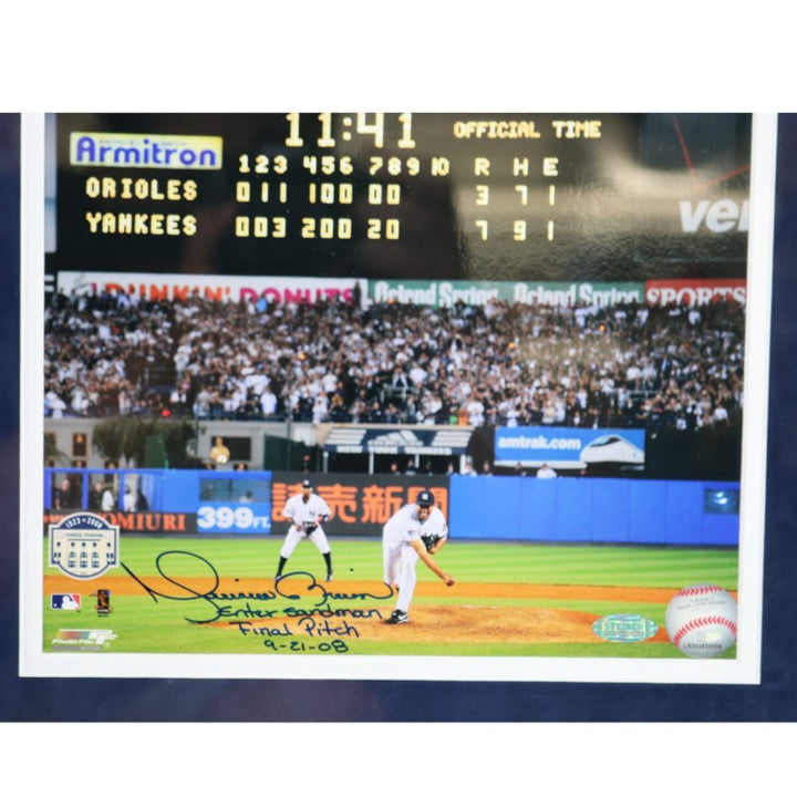 Mariano Rivera Yankees Multi Signed Inscribed Framed Quad 8x10 Photo Collage Steiner Holo