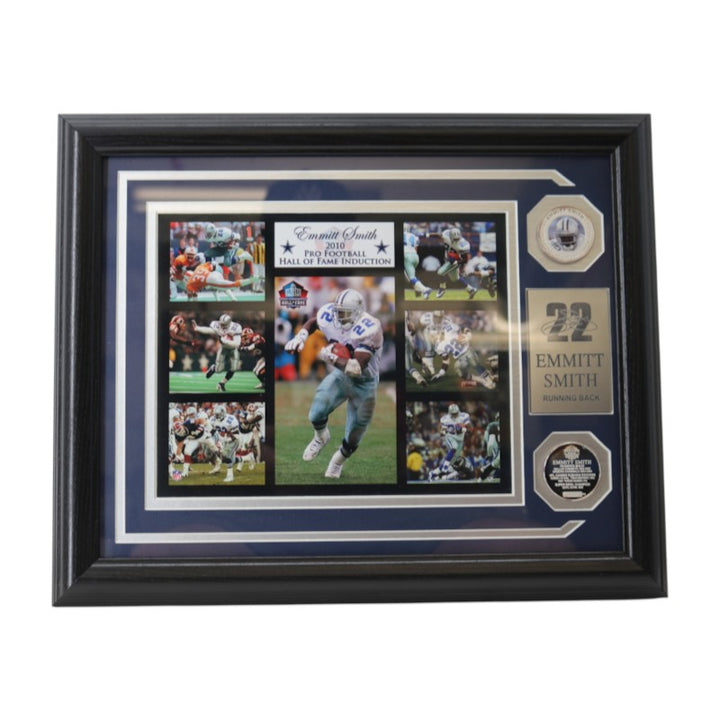 Emmitt Smith Dallas Cowboys Framed 8x10 Photo Mint Collage