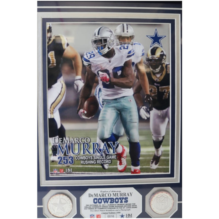 Demarco Murray Dallas Cowboys Framed 8x10 Photo Mint LE 16/1000