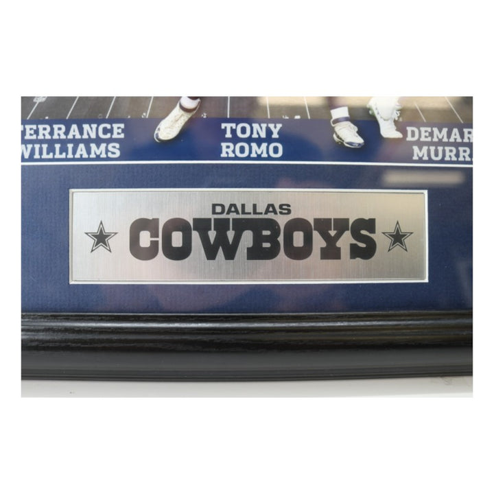 Romo Bryant Witten Dallas Cowboys Framed 7x16 Photo Mint