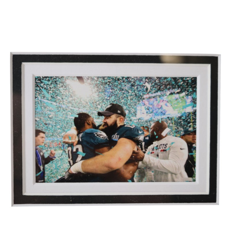 Jason Kelce Philadelphia Eagles Framed Facsimile 8x10 Photo Mint Collage LE 035/500