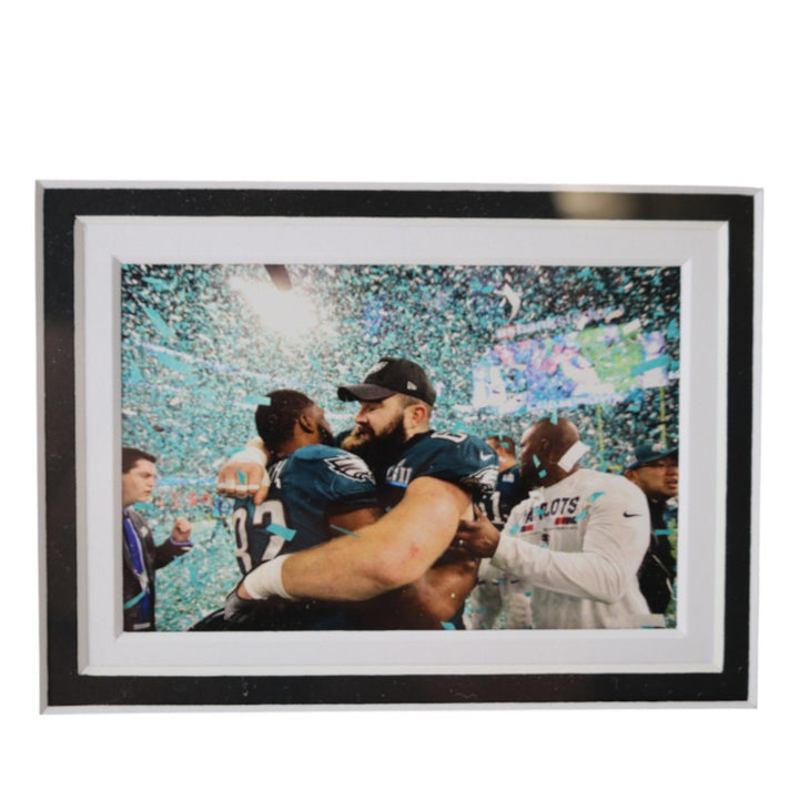 Jason Kelce Philadelphia Eagles Framed Facsimile 8x10 Photo Mint Collage LE 035/500