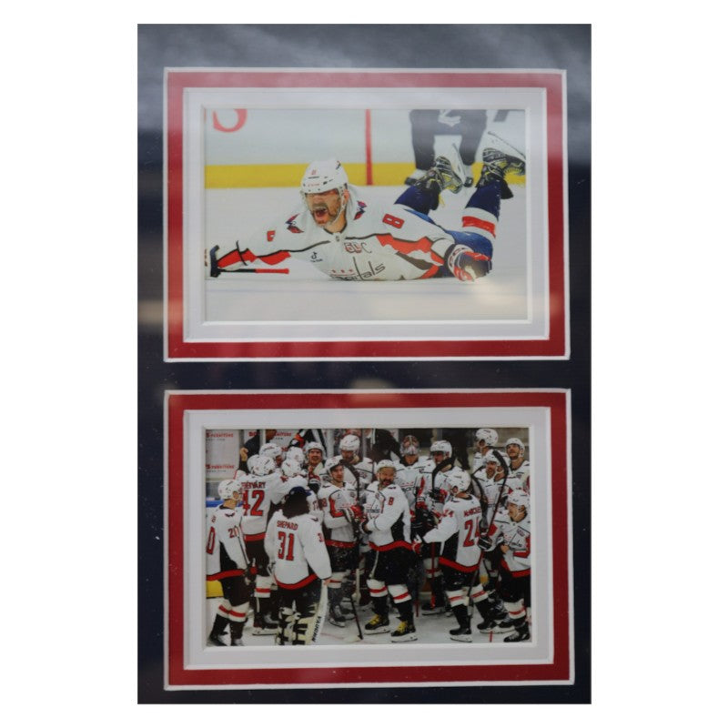 Alex Ovechkin Capitals Facsimilie Signed Framed 12x17 Photo Mint Collage LE 14/188