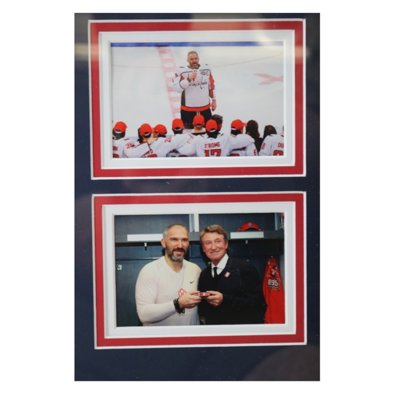 Alex Ovechkin Capitals Facsimilie Signed Framed 12x17 Photo Mint Collage LE 14/188