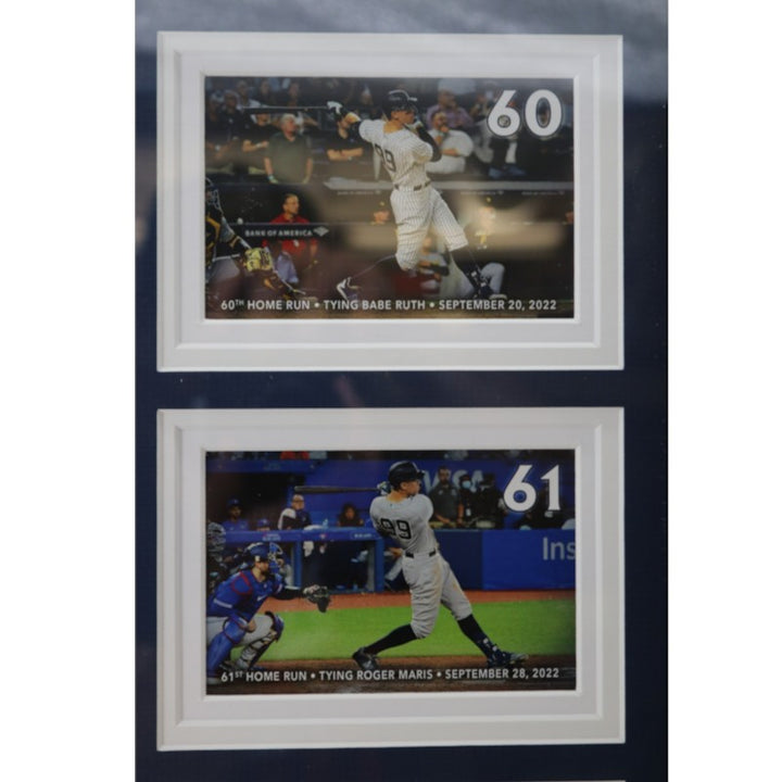 Aaron Judge NY Yankees AL 62 HR Record Framed 11x16 Photo Mint Collage LE 99/99