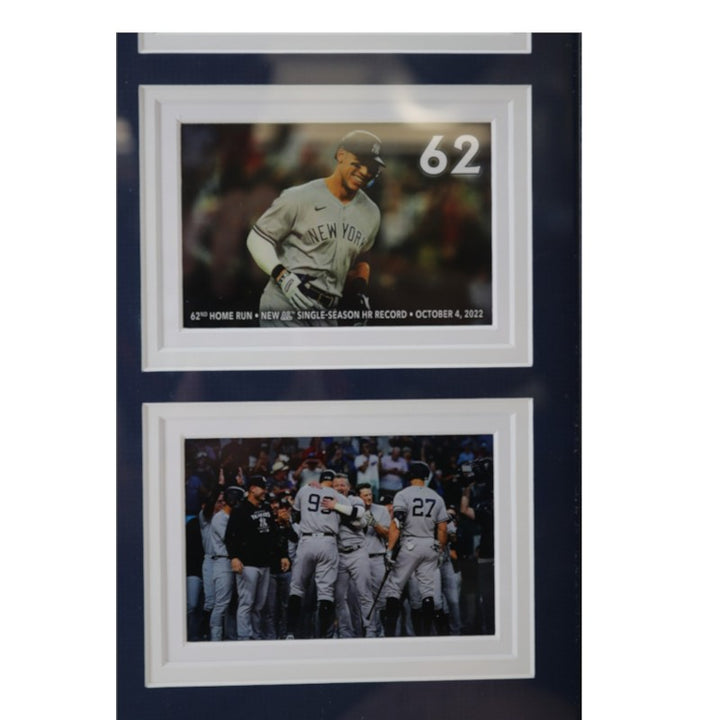 Aaron Judge NY Yankees AL 62 HR Record Framed 11x16 Photo Mint Collage LE 99/99