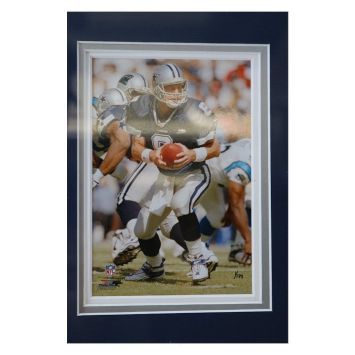 Troy Aikman Cowboys Framed 8x10 Photo Mint Collage with GU Jersey Piece LE 1/188 HM COA