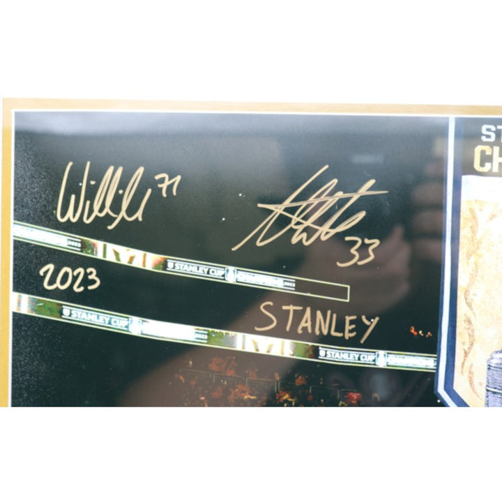 Marchessault Eichel Karlsson Hill Golden Knights Multi Signed Framed 16x20 Photo LE 6/23 Fanatics Auth