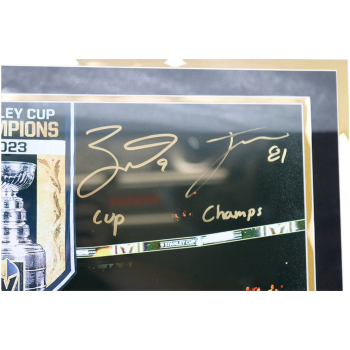 Marchessault Eichel Karlsson Hill Golden Knights Multi Signed Framed 16x20 Photo LE 6/23 Fanatics Auth