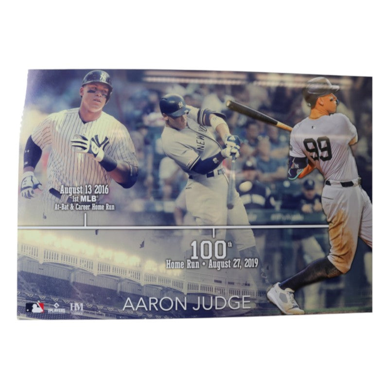 Aaron Judge New York Yankees Framed 11x28 Timeline Photo Mint LE 2/300